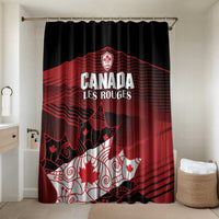 Canada Soccer Bathroom Set Les Rouges Maple Leaf - Wonder Print Shop