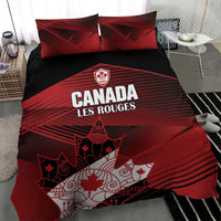 Canada Soccer Bedding Set Les Rouges Maple Leaf - Wonder Print Shop