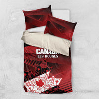 Canada Soccer Bedding Set Les Rouges Maple Leaf - Wonder Print Shop