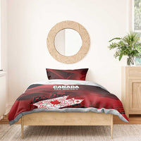 Canada Soccer Bedding Set Les Rouges Maple Leaf - Wonder Print Shop
