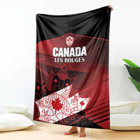 Canada Soccer Blanket Les Rouges Maple Leaf - Wonder Print Shop