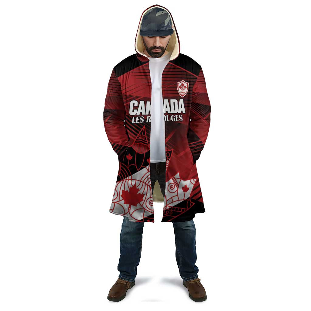 Custom Canada Soccer Cloak Les Rouges Maple Leaf - Wonder Print Shop