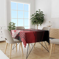 Canada Soccer Tablecloth Les Rouges Maple Leaf - Wonder Print Shop