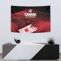 Canada Soccer Tapestry Les Rouges Maple Leaf - Wonder Print Shop