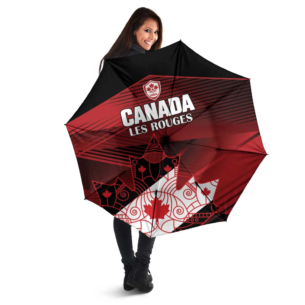 Canada Soccer Umbrella Les Rouges Maple Leaf - Wonder Print Shop