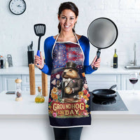 Groundhog Day Gentleman Apron Same Day Again - Wonder Print Shop