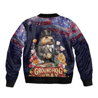 Groundhog Day Gentleman Bomber Jacket Same Day Again - Wonder Print Shop