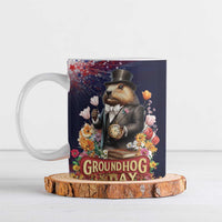 Groundhog Day Gentleman Ceramic Mug Same Day Again - Wonder Print Shop