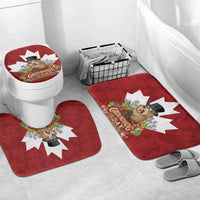 Funny Groundhog Day Bathroom Set Canadian Maple Leaf - Wonder Print Shop