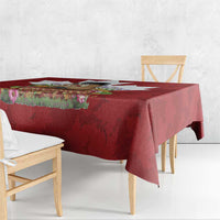 Funny Groundhog Day Tablecloth Canadian Maple Leaf - Wonder Print Shop