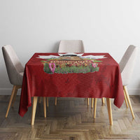 Funny Groundhog Day Tablecloth Canadian Maple Leaf - Wonder Print Shop