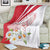 Personalized Denmark Blanket Mute Swan With Marguerite Daisy