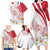 Personalized Denmark Family Matching Long Sleeve Bodycon Dress and Hawaiian Shirt Mute Swan With Marguerite Daisy