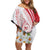 Personalized Denmark Family Matching Off Shoulder Short Dress and Hawaiian Shirt Mute Swan With Marguerite Daisy