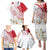 Personalized Denmark Family Matching Puletasi and Hawaiian Shirt Mute Swan With Marguerite Daisy