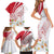 Personalized Denmark Family Matching Short Sleeve Bodycon Dress and Hawaiian Shirt Mute Swan With Marguerite Daisy