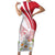 Personalized Denmark Family Matching Short Sleeve Bodycon Dress and Hawaiian Shirt Mute Swan With Marguerite Daisy