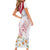 Personalized Denmark Family Matching Short Sleeve Bodycon Dress and Hawaiian Shirt Mute Swan With Marguerite Daisy