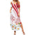 Personalized Denmark Family Matching Summer Maxi Dress and Hawaiian Shirt Mute Swan With Marguerite Daisy