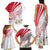 Personalized Denmark Family Matching Tank Maxi Dress and Hawaiian Shirt Mute Swan With Marguerite Daisy