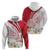 Personalized Denmark Hoodie Mute Swan With Marguerite Daisy