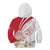 Personalized Denmark Kid Hoodie Mute Swan With Marguerite Daisy