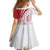 Personalized Denmark Kid Short Sleeve Dress Mute Swan With Marguerite Daisy