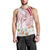 Personalized Denmark Men Tank Top Mute Swan With Marguerite Daisy