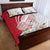 Personalized Denmark Quilt Bed Set Mute Swan With Marguerite Daisy