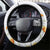 Denmark Steering Wheel Cover Mute Swan With Marguerite Daisy