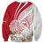 Personalized Denmark Sweatshirt Mute Swan With Marguerite Daisy