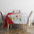 Personalized Denmark Tablecloth Mute Swan With Marguerite Daisy