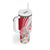 Personalized Denmark Tumbler With Handle Mute Swan With Marguerite Daisy