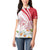 Personalized Denmark Women Polo Shirt Mute Swan With Marguerite Daisy