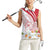 Personalized Denmark Women Sleeveless Polo Shirt Mute Swan With Marguerite Daisy