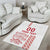 Custom Denmark Football Area Rug Danish Dynamite White Version