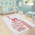 Custom Denmark Football Area Rug Danish Dynamite White Version