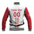 Custom Denmark Football Baseball Jacket Danish Dynamite White Version