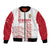 Custom Denmark Football Bomber Jacket Danish Dynamite White Version