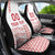 Custom Denmark Football Car Seat Cover Danish Dynamite White Version