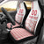 Custom Denmark Football Car Seat Cover Danish Dynamite White Version