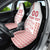 Custom Denmark Football Car Seat Cover Danish Dynamite White Version