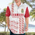 Custom Denmark Football Hawaiian Shirt Danish Dynamite White Version