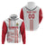 Custom Denmark Football Hoodie Danish Dynamite White Version