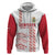 Custom Denmark Football Hoodie Danish Dynamite White Version