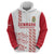 Custom Denmark Football Hoodie Danish Dynamite White Version