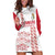 Custom Denmark Football Hoodie Dress Danish Dynamite White Version