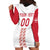 Custom Denmark Football Hoodie Dress Danish Dynamite White Version