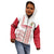 Custom Denmark Football Kid Hoodie Danish Dynamite White Version