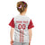 Custom Denmark Football Kid T Shirt Danish Dynamite White Version